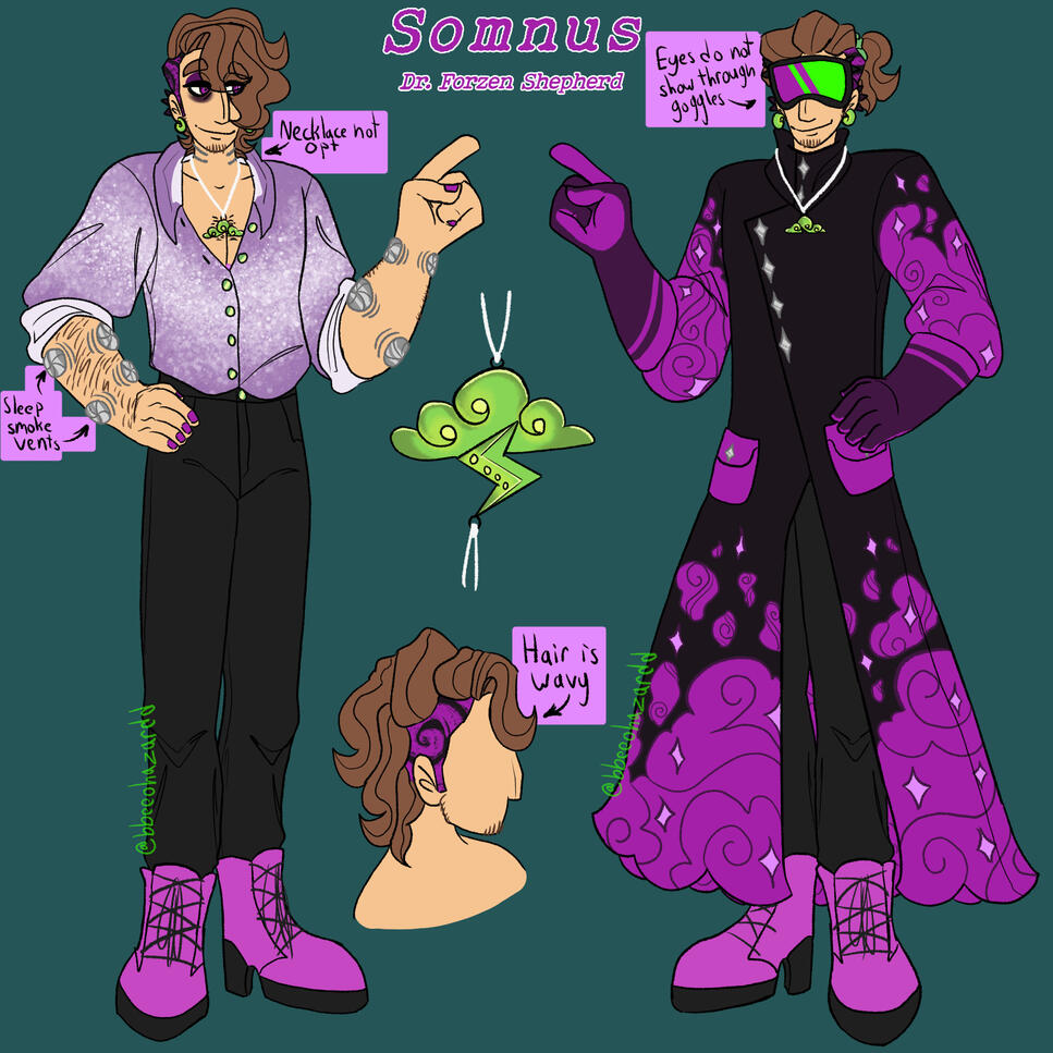 Flat Color Character Ref Sheet