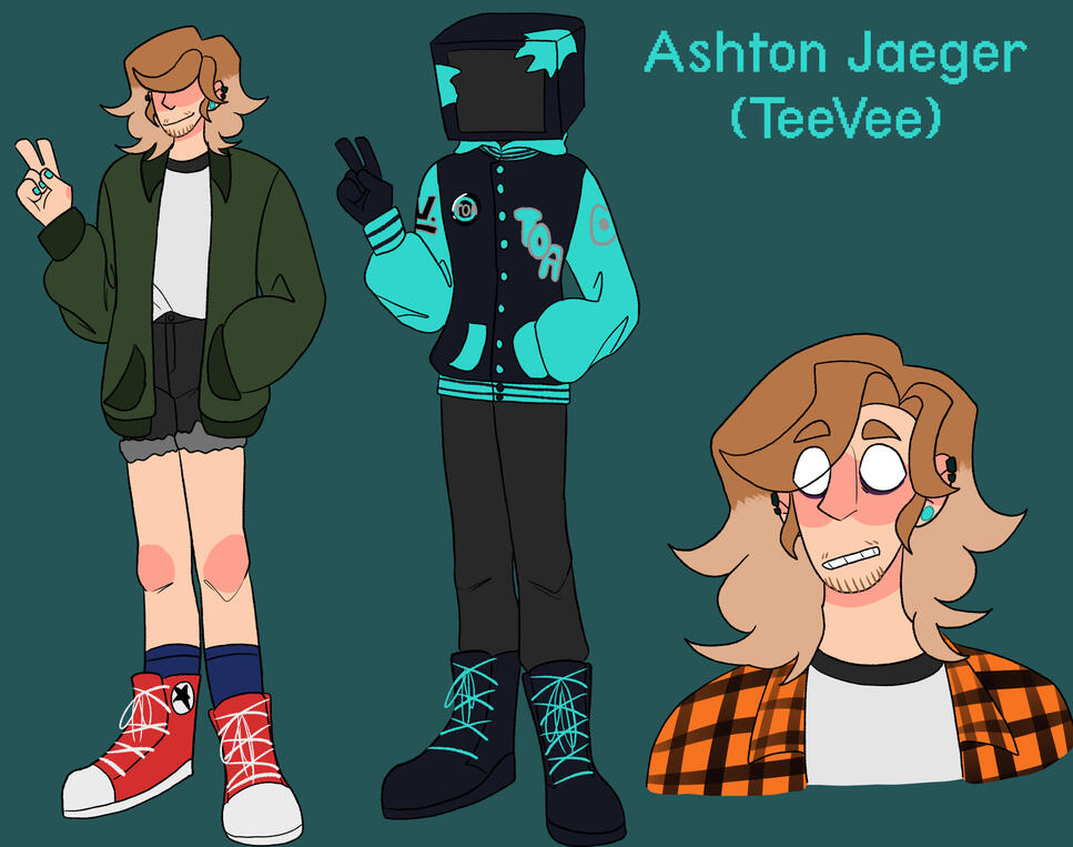 Flat Color Character Ref Sheet