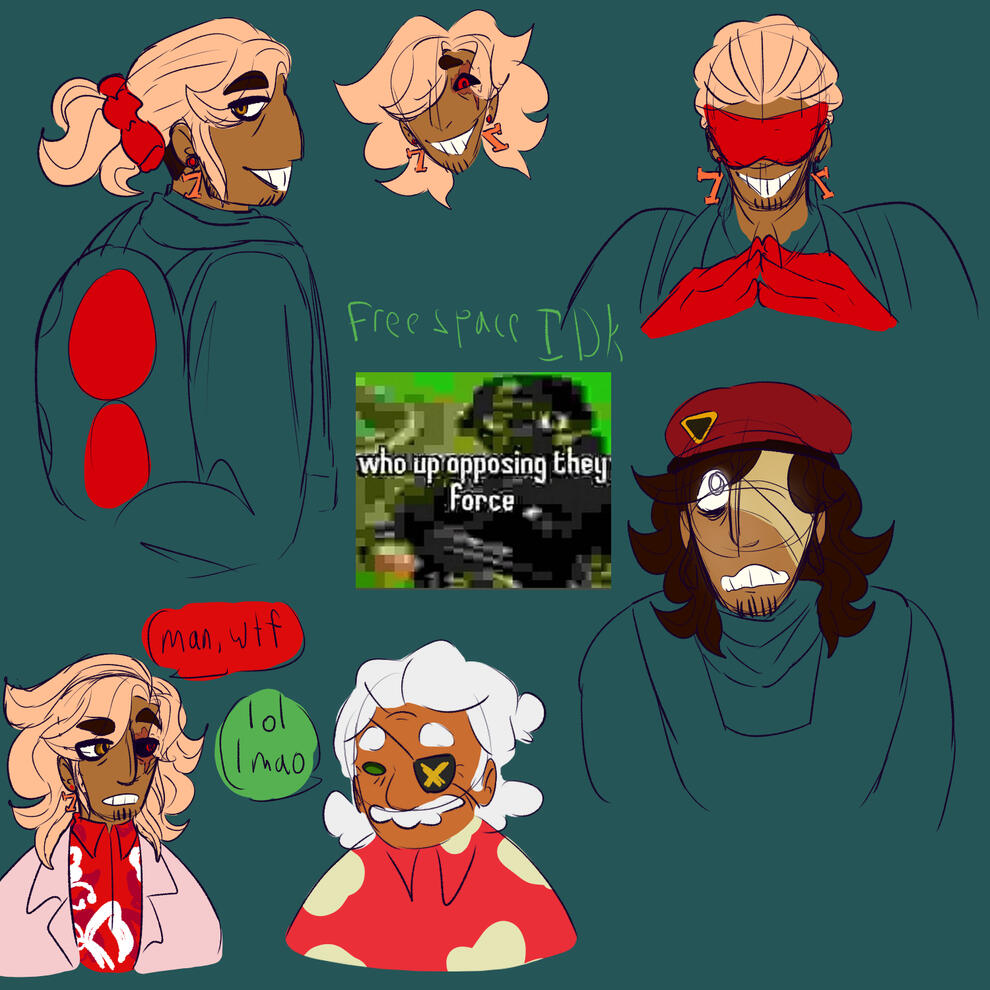 Colored and Cleaned Sketch